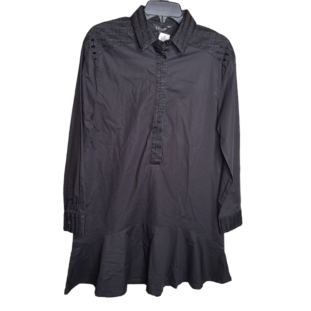 Elliatt Revolve Black Water Shirt Dress Long Sleeve Ladies Size Small